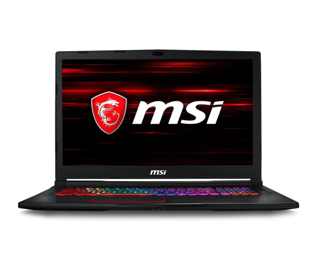 MSI GE73 i7-8750H/8GB/1TB+SSD128GB/GTX1060GB-6GB/17,3" FHD/W10 RGB 8RE-003PL - 422275 - zdjęcie 2